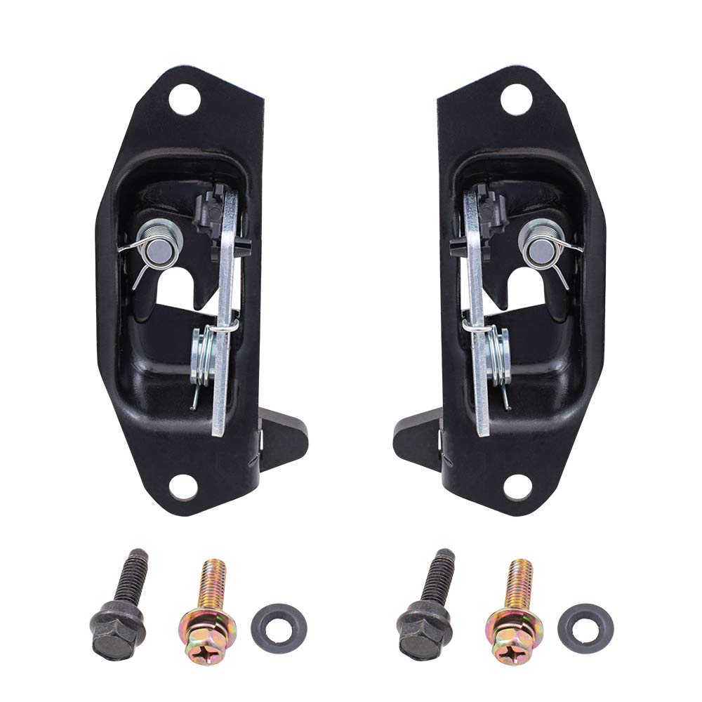 Brock Replacement Driver And Passenger Set Tailgate Liftgate Latches Compatible With 99-07 Silverado Sierra & C3 Pickup Escalade