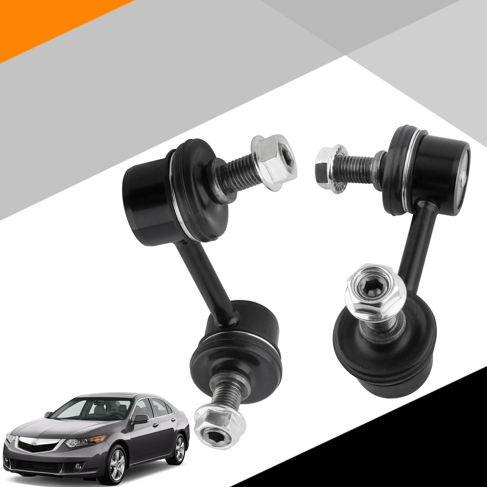 Xopiyao 2Pcs Rear Sway Bar Link Compatible With 2006-2011 Acura Csx 2006-2015 Civic 2013-2014 Fit 2013-2019 Acura Ilx,Rear Stabi