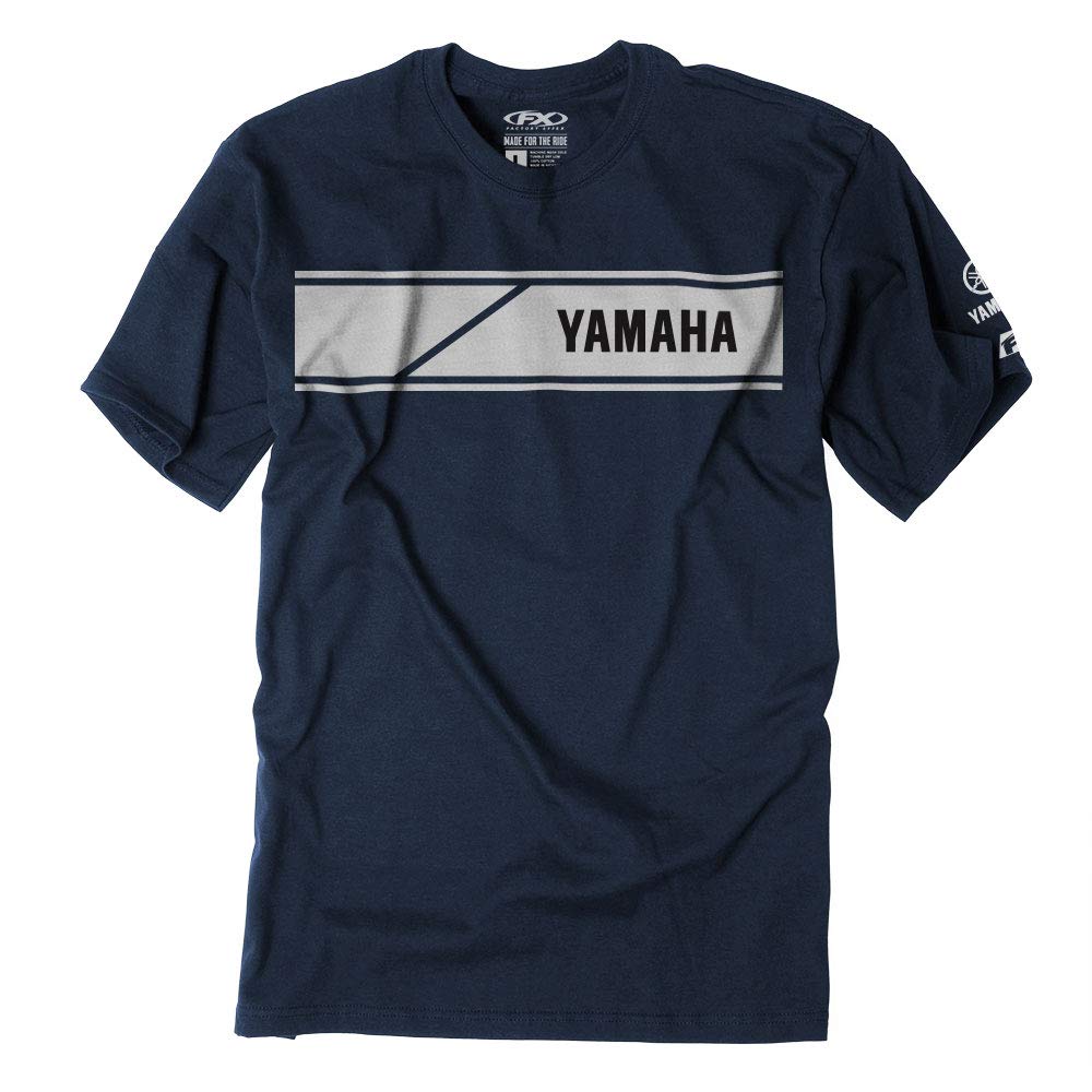 Factory Effex Yamaha Speed Block Premium T-Shirt Navy Xx-Large Blue Navy