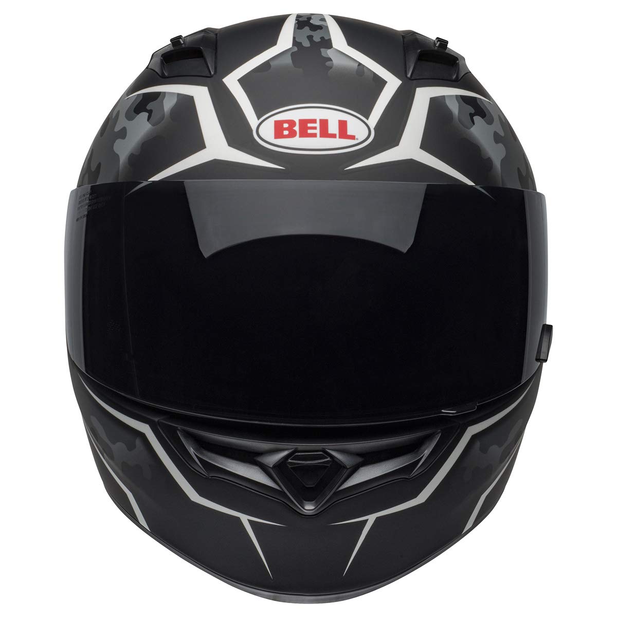 Bell Qualifier Full-Face Helmet (Stealth Camo Matte Black / White - X-Large)