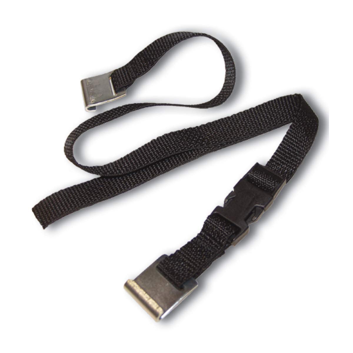 Kwikee Lippert Rv Battery Tray Replacement Strap, 33'' Long X 3/4'' Width, Metal Hooks, Quick Disconnect Clip, Adjustable Buckle