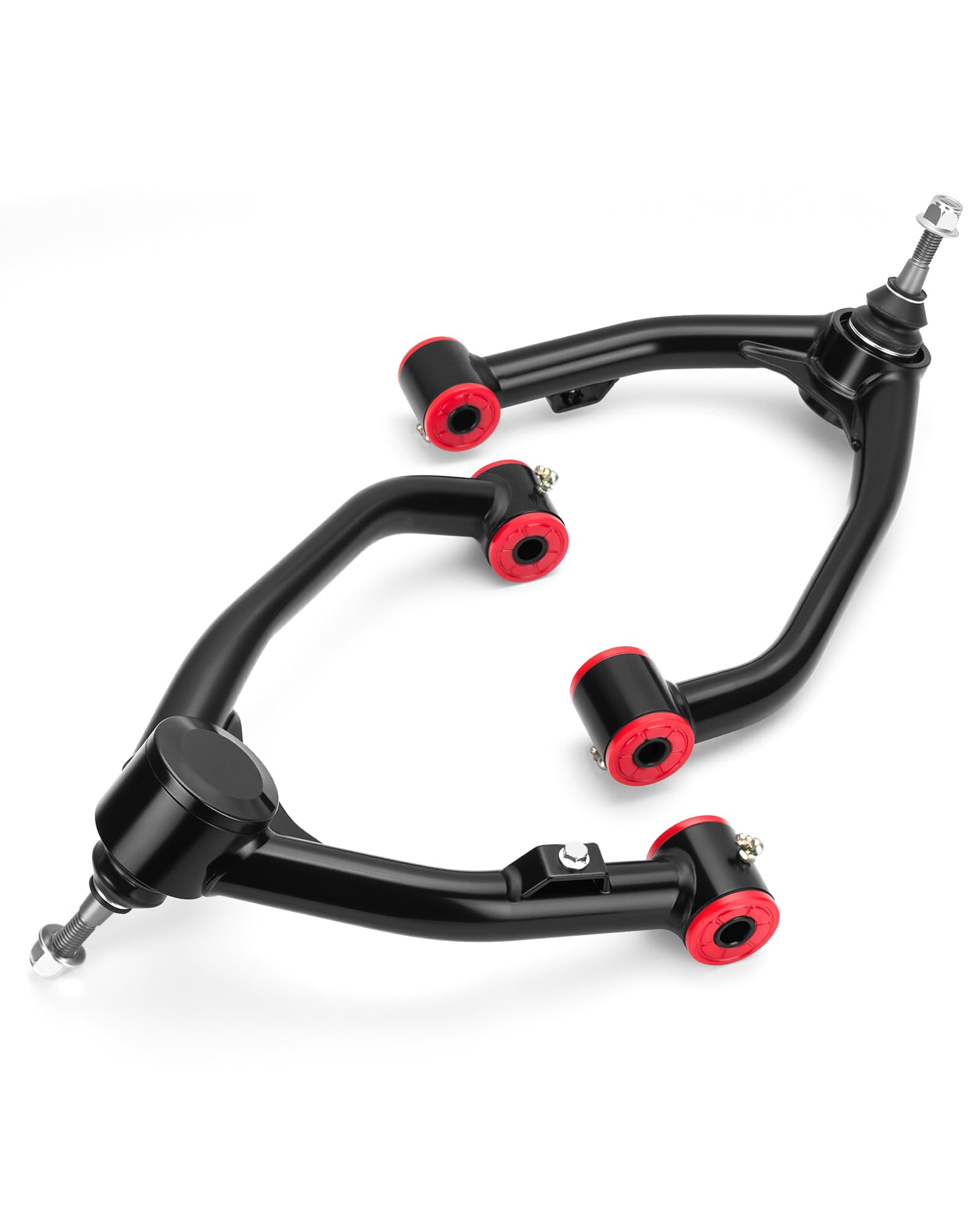 Upper Control Arms for 2007-2018 Chevy Silverado 1500, 2-4'' Lift Adjustable Tubular Steel Control Arm With Ball Joint Fit 2007-