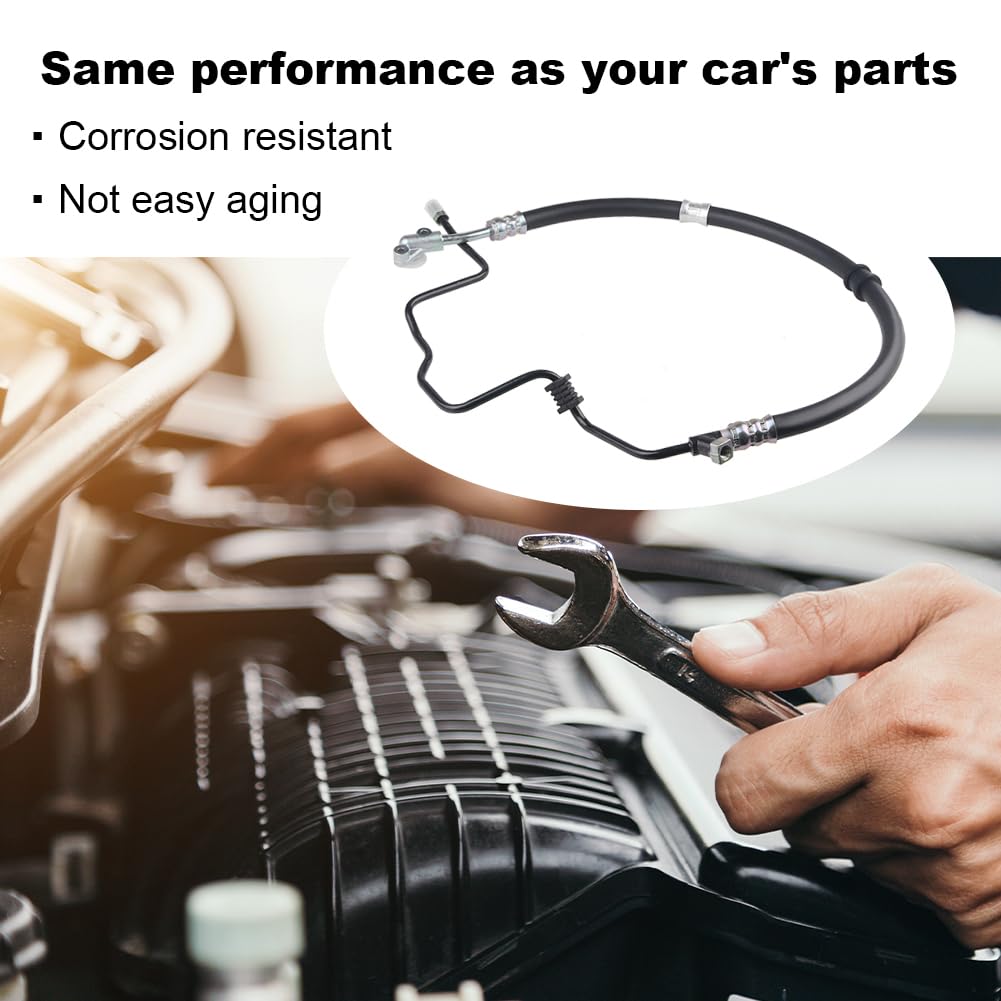 Wmphe Compatible With Power Steering Pressure Hose Assembly Honda Pilot V6 3.5L 2005 2006 2007 2008, Replace Oem 53713S9Va01, M1