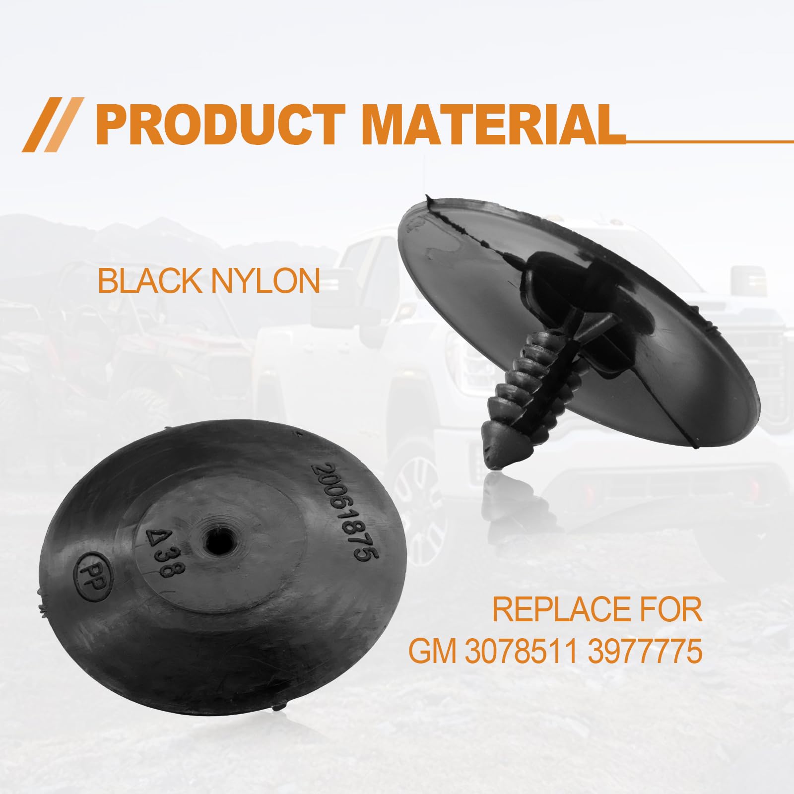 30PCS Hood Panel Insulation Seal Retainer Clip Compatible with Buick Cadillac Chevy GMC Hummer Honda Escalade Oldsmobile Pontiac