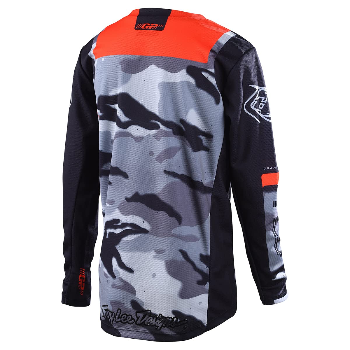 Troy Lee Designs Youth Brazen Camo Jersey (Large, Black/Orange)