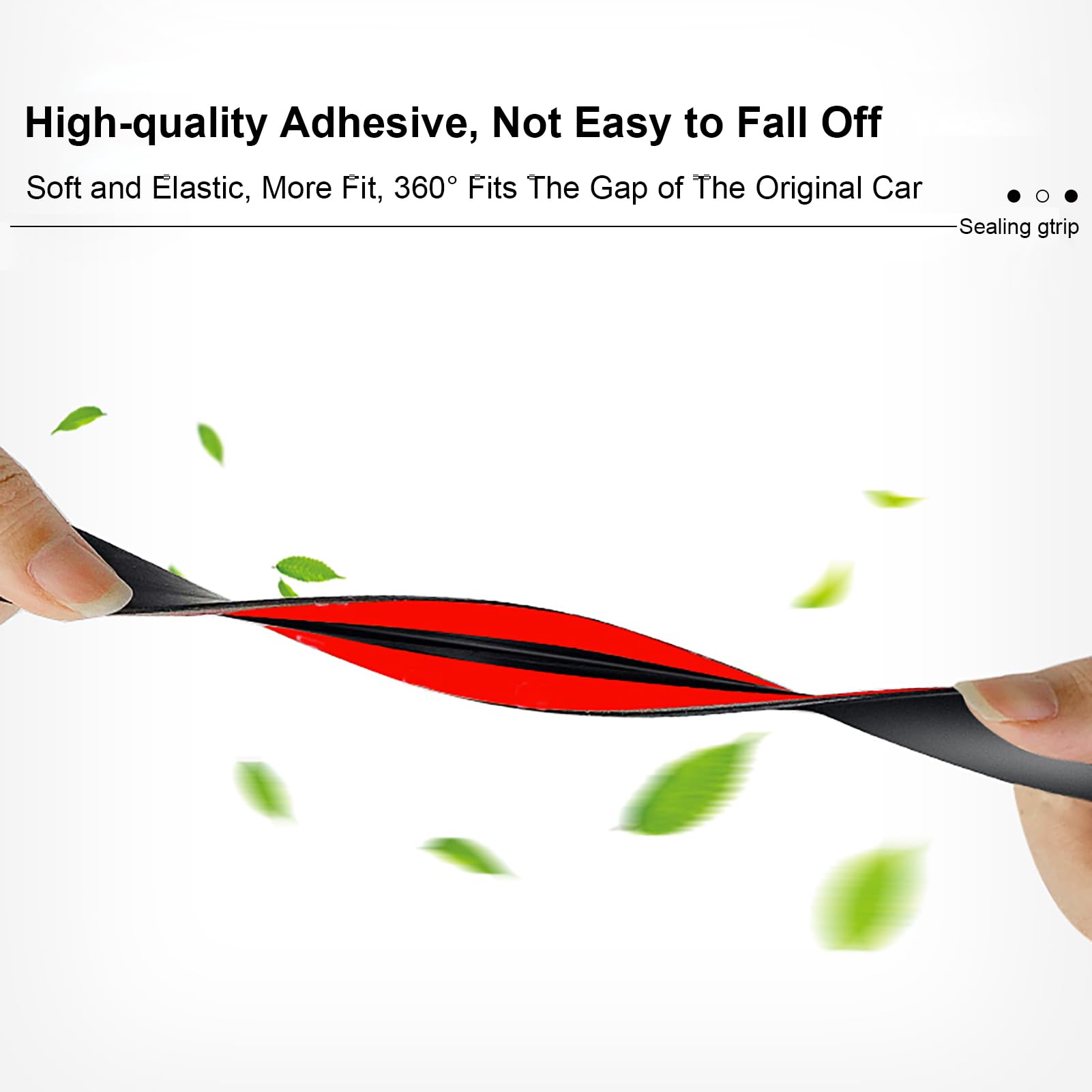 Windshield Seal Strip 14Mm Rubber Weather Stripping Trim For Car Truck Roof Sunroof Front Rear Windshield (23 Feet)