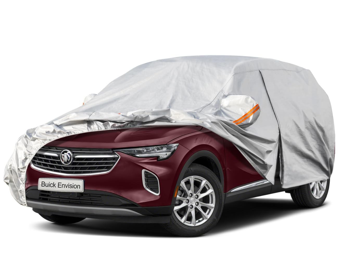 Kayme 6 Layers Suv Car Cover Custom Fit For Buick Envision (2015-2025) Waterproof All Weather For Automobiles, Outdoor Full Cove