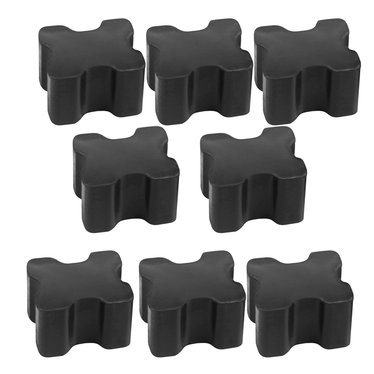 Pack of 8 Heavy Duty Rubber Coil Spring Booster Kit, Rubber Coil Spacers for 1'' to 1.5'' Coil Spring Lift,Fits Most Cars SUVs