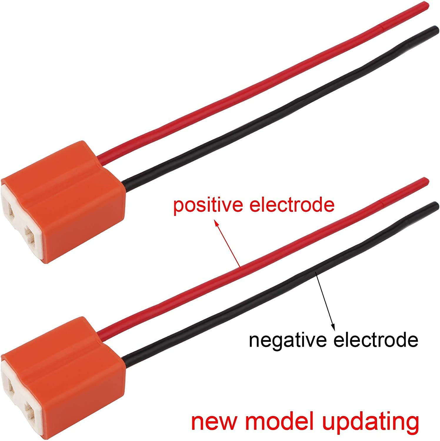 Gebildet 6Pcs H7 Female Wire Connector Pigtail For Led Headlight Socket Wiring Harness Replacement Kit