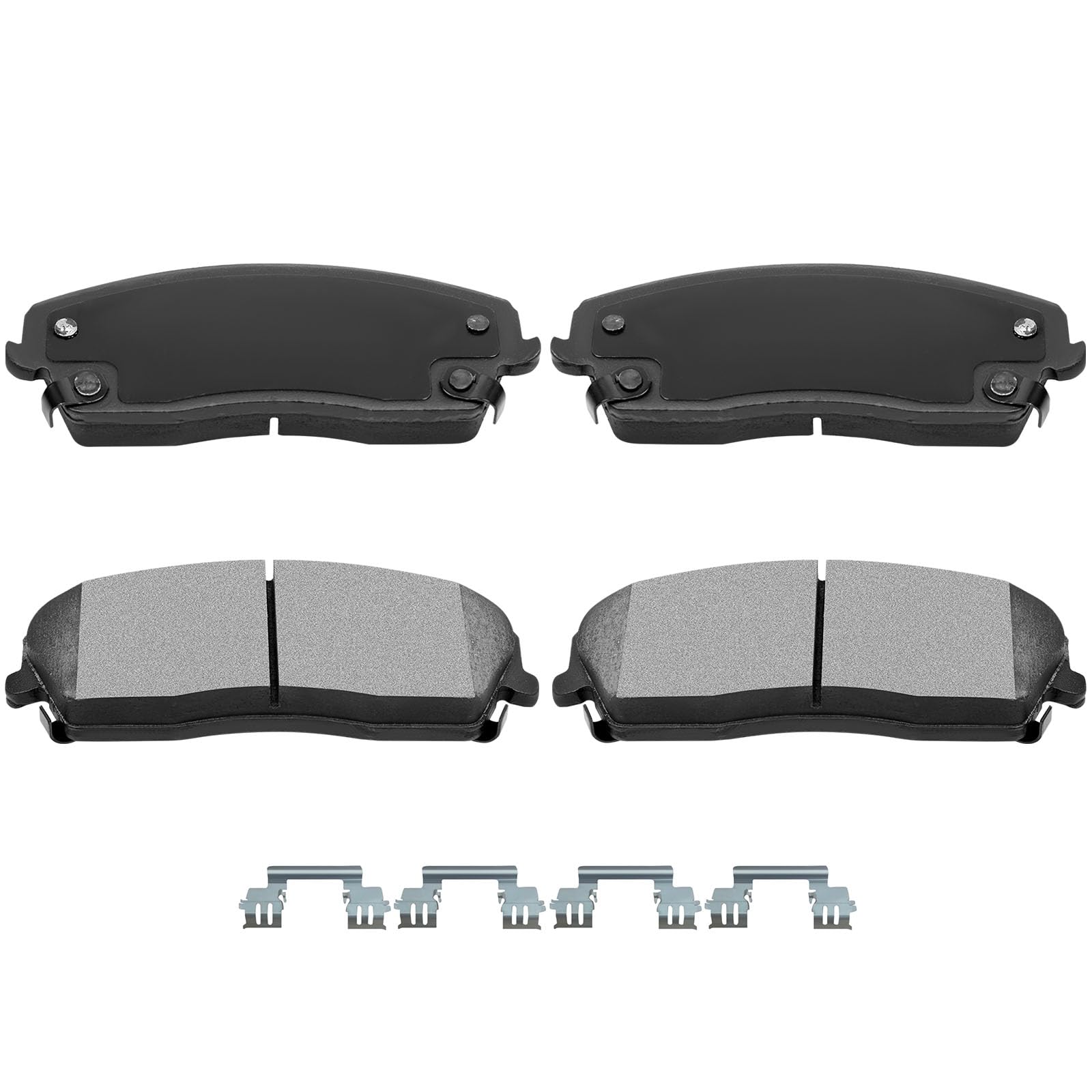 Automuto 4Pcs Front Ceramic Disc Brake Pads Set D1056 For Chrysler 300 2005-2019,For Dodge Challenger 2009-2019,For Dodge Charge
