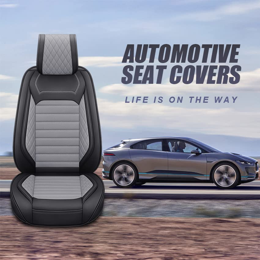 Aierxuan Front Driver Seat Covers for Cars Universal Fit for Honda Toyota Hyundai Elantra Jeep Wrangler Liberty Acura Mitsubishi
