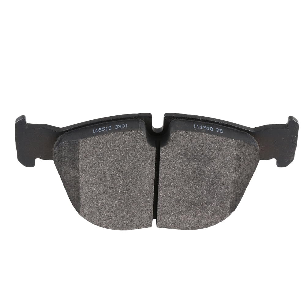 Cciyu D1294 Front Semi-Metallic Disc Brake Pads Kit For Bmw X4 2016-2017,For Bmw X5 2007-2017,For Bmw X6 2008-2017 4Pcs, 105519-