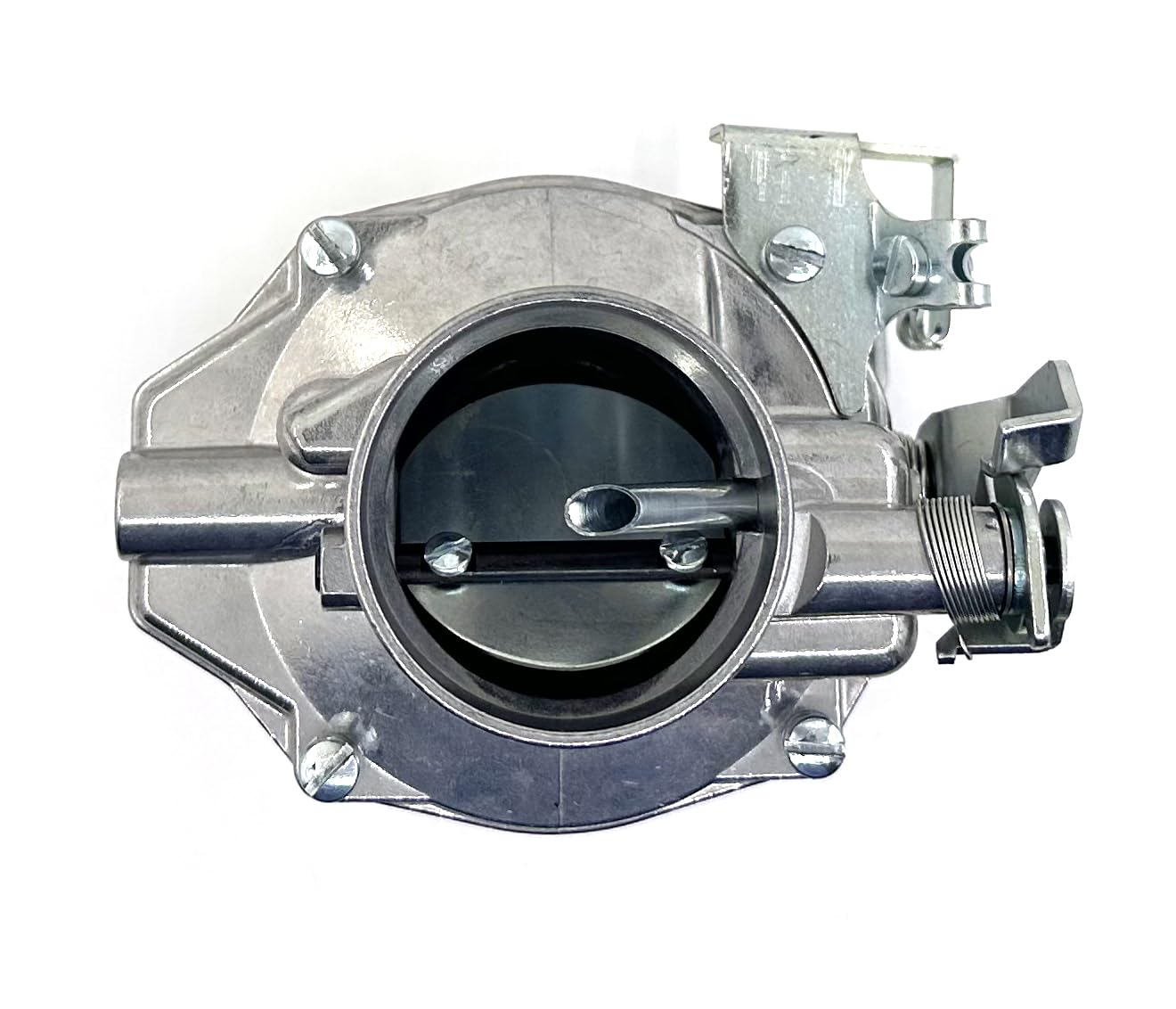 HENKYO 1 Barrel Carburetor Manual Choke for 1950-1959 Chevy Trucks 235ci Inline 6 & 1932-1952 216ci, Includes Cable