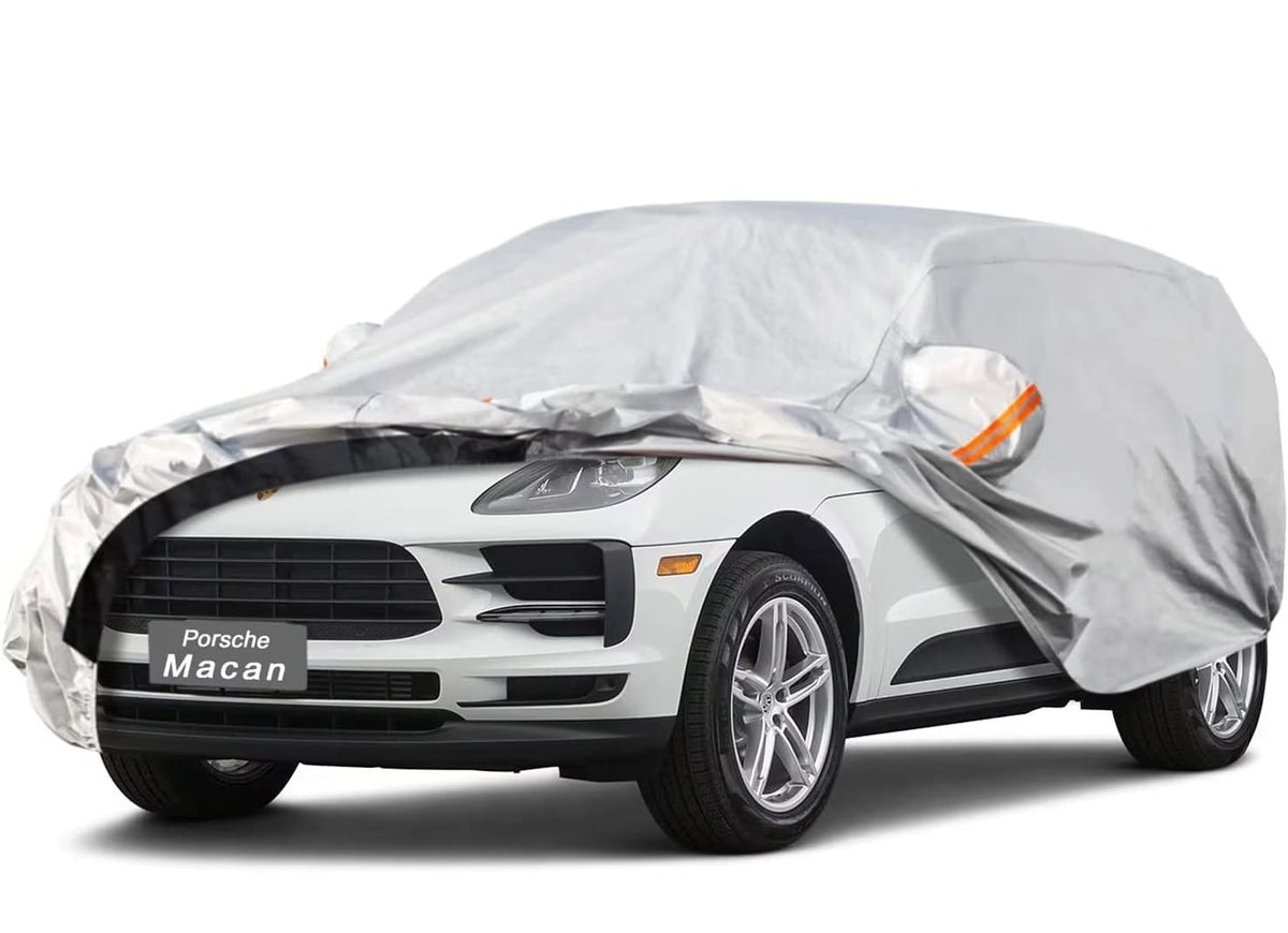 Gunhyi Car Cover Custom Fit Porsche Macan (2014-2025) Waterproof For Automobiles, Oxford Sun Rain Dust Snow Protection (Ships Fr