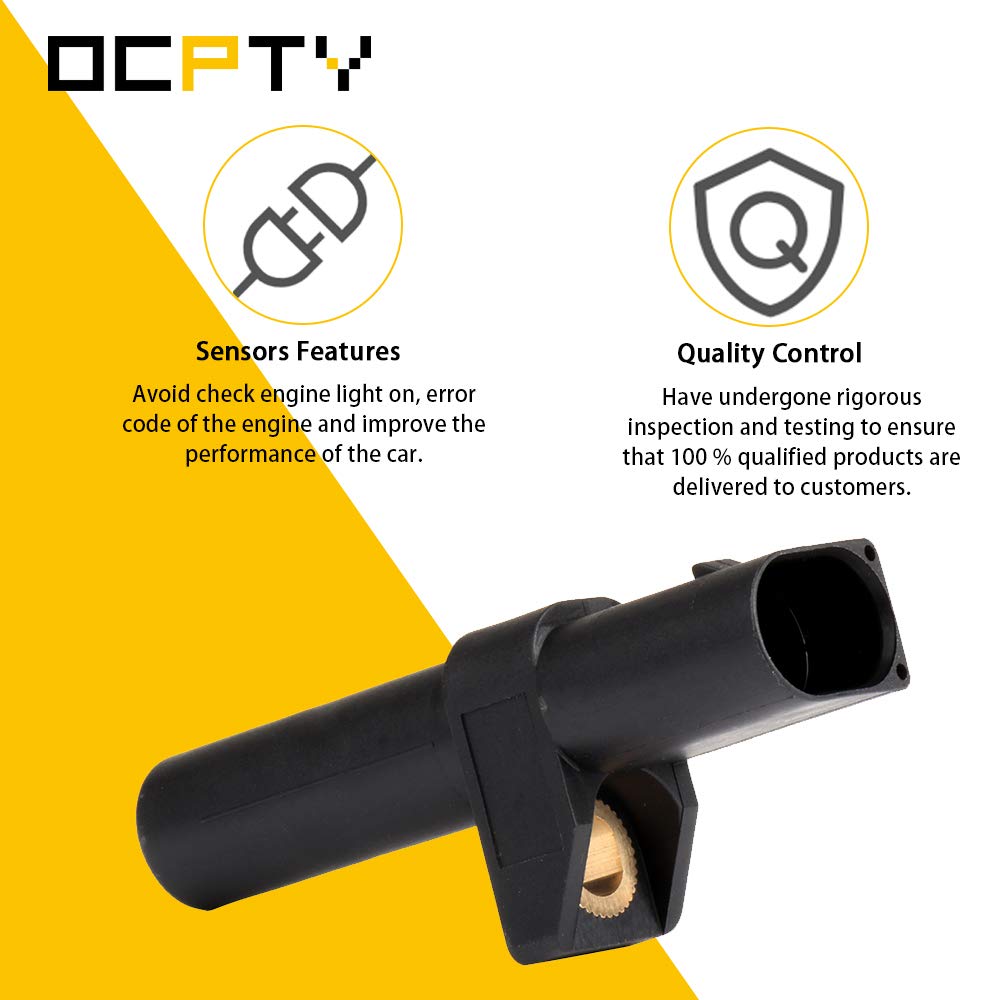 OCPTY Engine Crank Crankshaft Position Sensor Fits 2004-2009 for Mercedes-Benz SL600, 2005-2011 for Mercedes-Benz SL65 AMG, 2000
