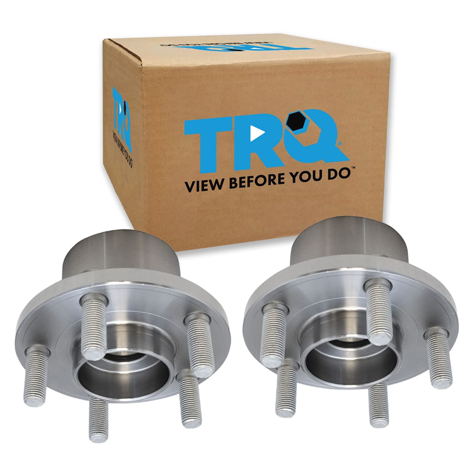 Trq Front Wheel Hub Bearings Assembly Set Compatible With 2008-2015 Land Rover Lr2