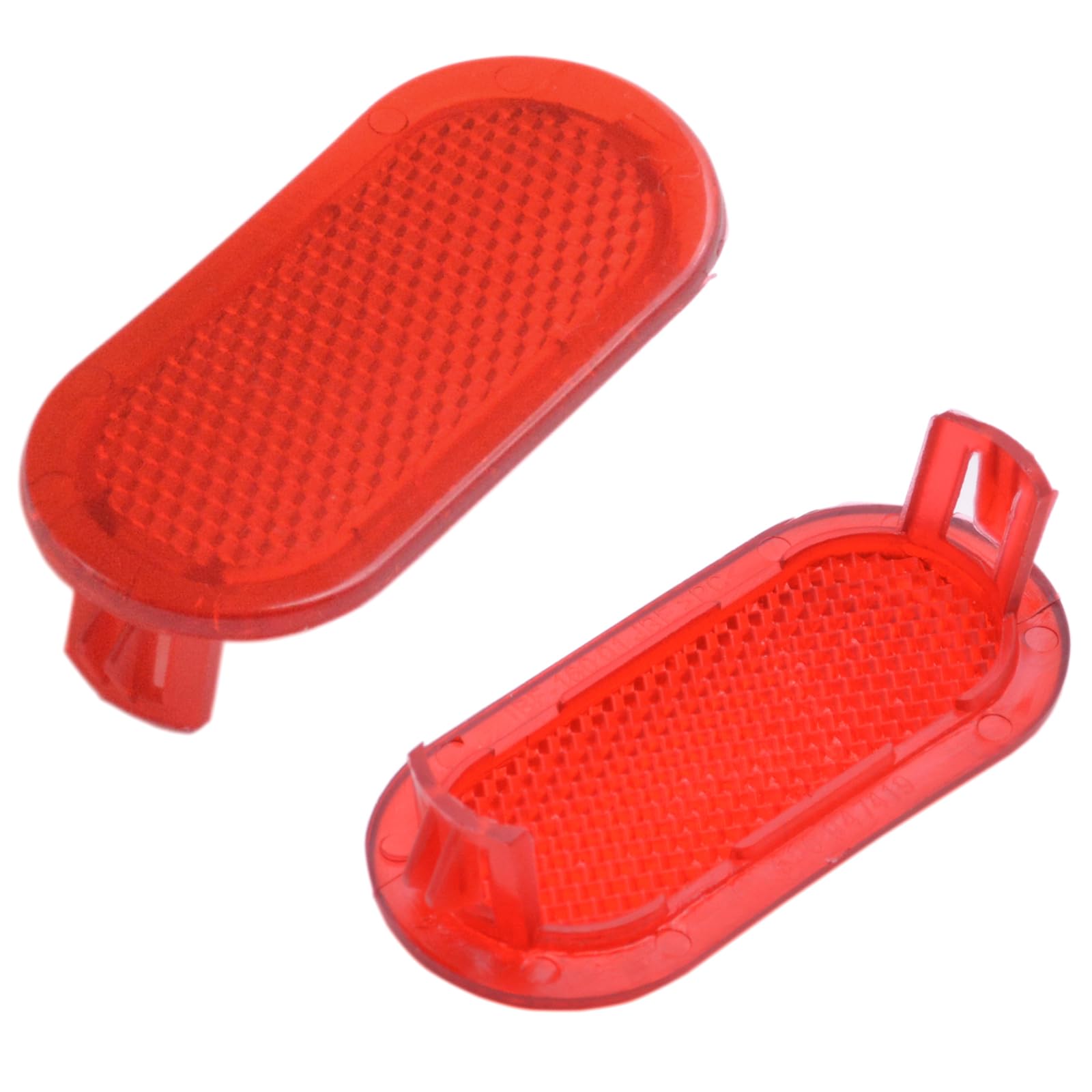 HAOTOM 2 Pcs Interior Door Reflector Compatible for VW Volkswagen Beetle 1994-1998 1999-2010 Red Door Warning Light Cap (2 Pcs)