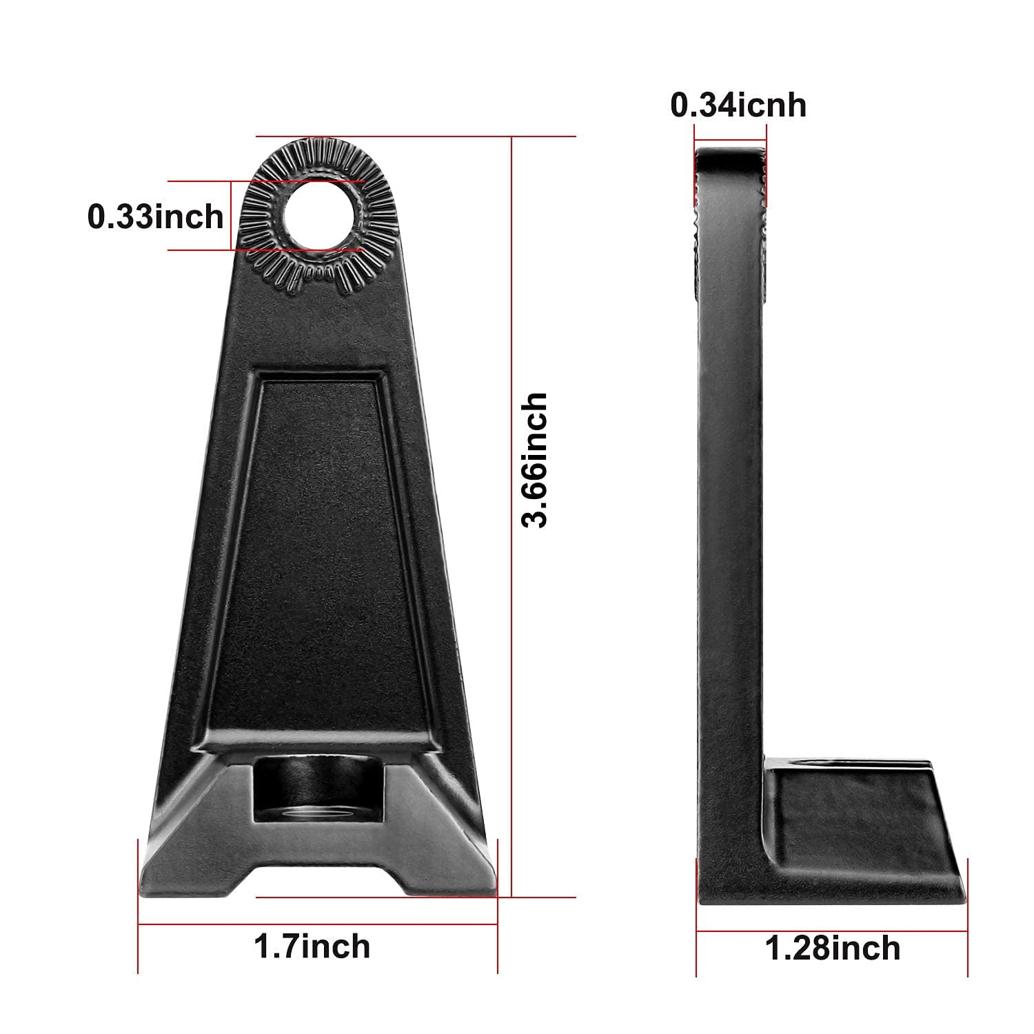 Side Brackets, Akd Part Light Bar Mounting Brackets Kit Universal Side Mount Offroad Truck Led Bar Mounts 2 Pack