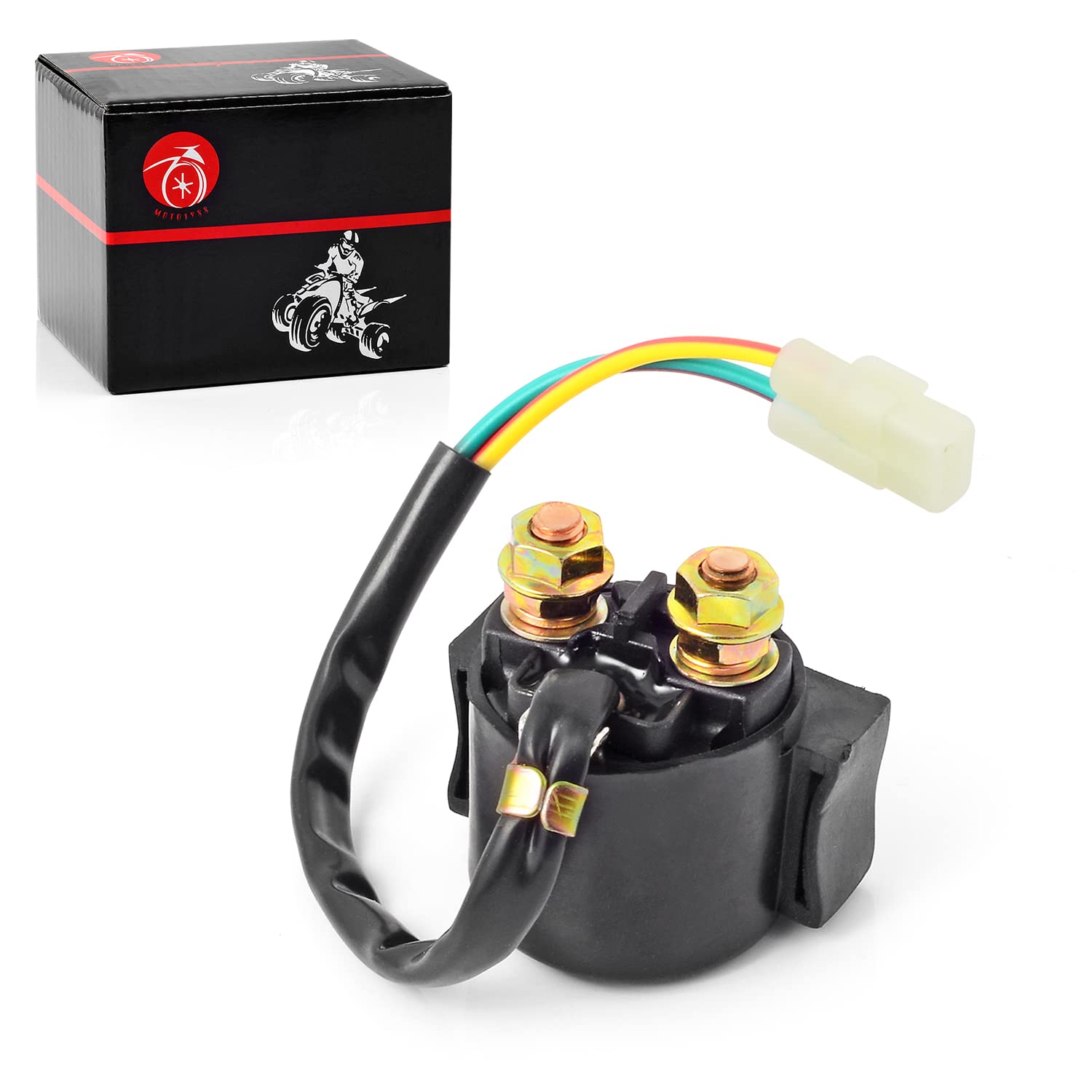 Moto1988 Solenoid Starter Relay Compatible With Honda 450Es 450S 350Es 350S Rancher Foreman 350 420 400 450 500 Rincon 680