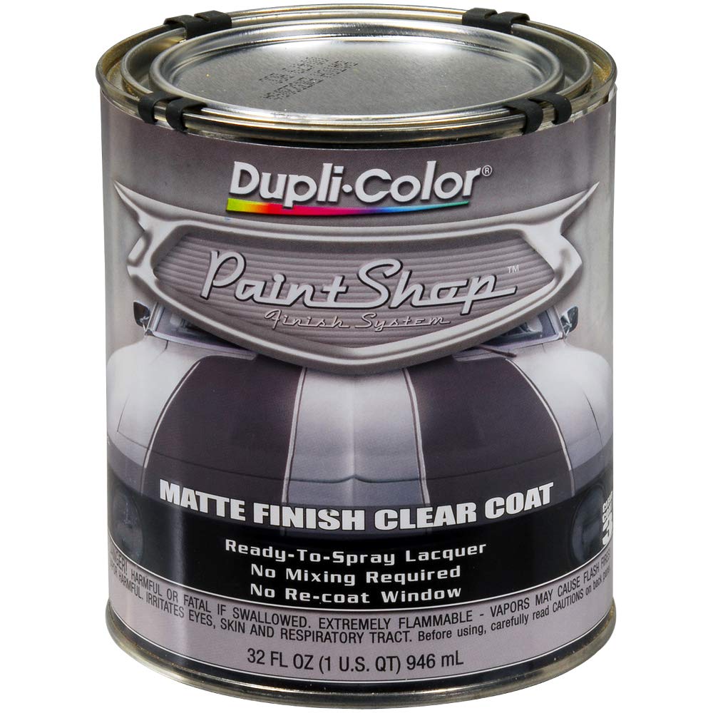 Dupli-Color Bsp307 Paint Shop Finish System Clear Coat - Matte Clear - 32 Oz. Automotive Paint, 1.00 Quart (Pack Of 1)