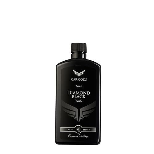 Car Gods Black Carnauba Wax Polish, Pigmented Formula 3 In 1 Removes Surface Oxidation, Blemishes And Minor Scratches, 17 Fl Oz