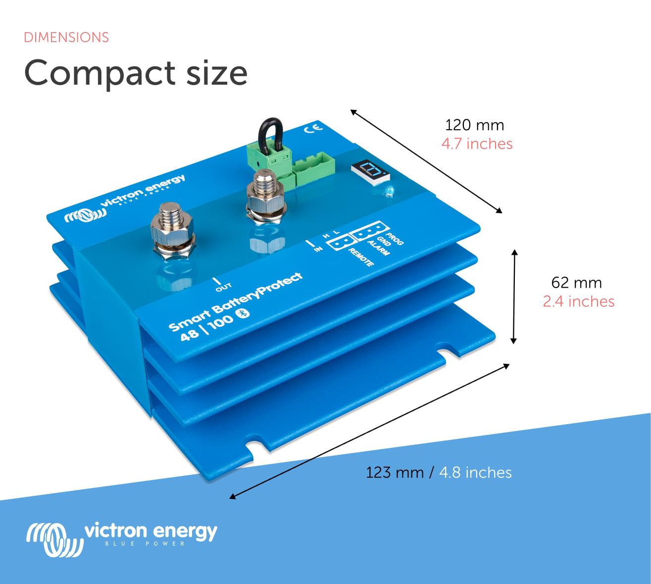 Victron Energy Smart BatteryProtect 48-Volt 100 amp (Bluetooth)
