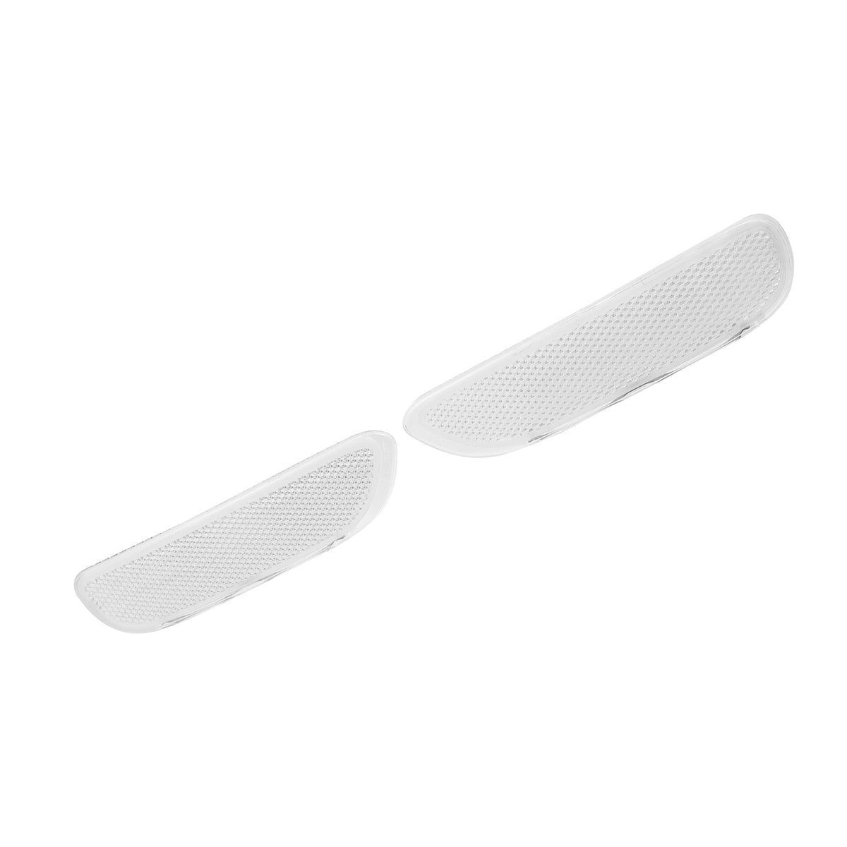 A Absopro Bumper Reflector Side Marker 63148383011 63148383012 Front Reflector For Bmw 330Ci Base 3.0L L6 - Gas 2001-2003 Clear(Set Of 2)