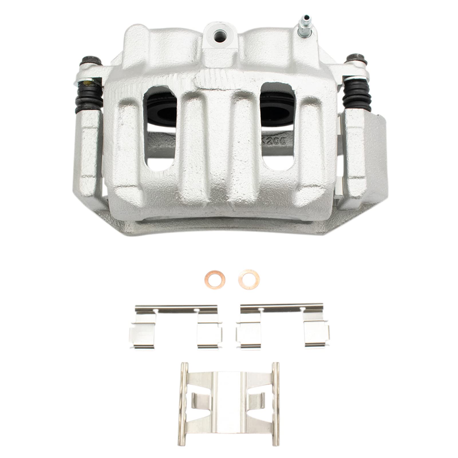 Trq Front Brake Caliper Set Compatible With 1999-2004 Ford F-150 2004 F-150 Heritage
