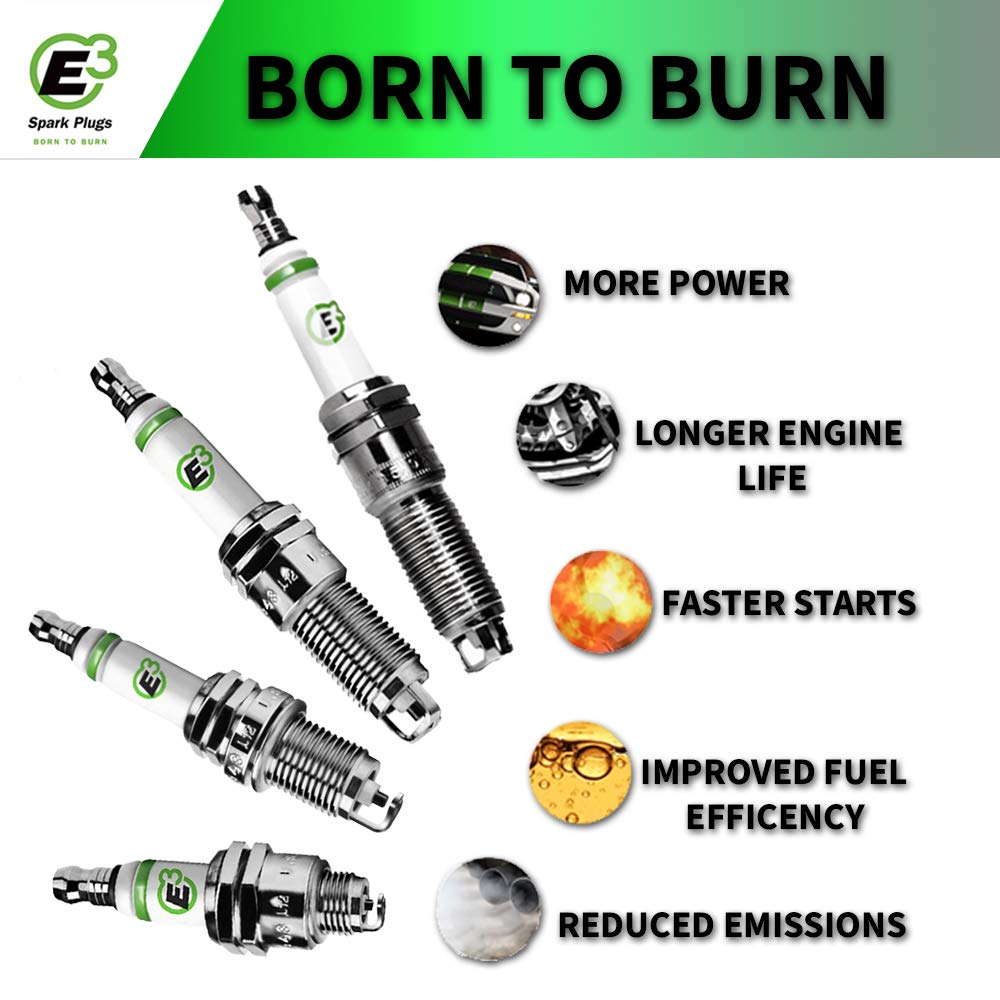 E3 Spark Plugs E3.34 Powersports Spark Plug, Pack Of 1