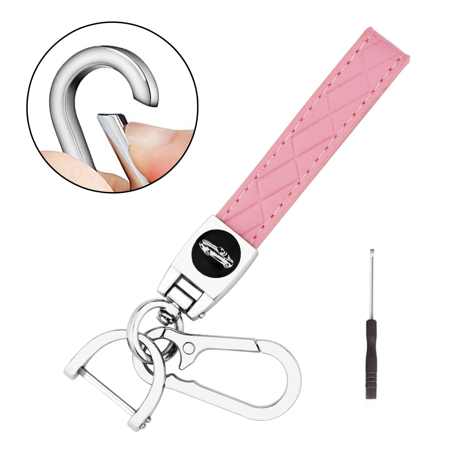 Xiyang Trade For Ford Key Fob Cover With Keychain, For Explorer Bronco Escape Edge Expedition Mustang F150 Fusion Ranger Lincoln