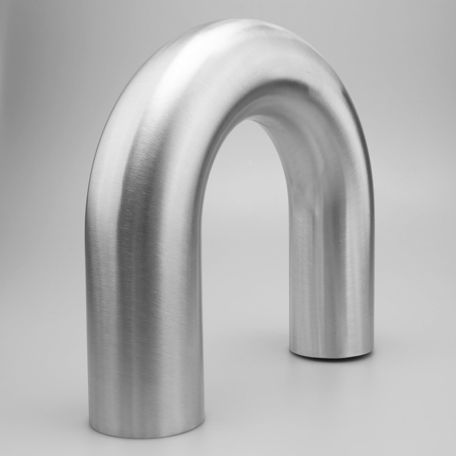 Ac Performance 2.5'' (63Mm) Od 180 Degree Aluminum Elbow Intercooler Pipe Air Intake Tube, 1.5D Radius, Center To Center Distanc