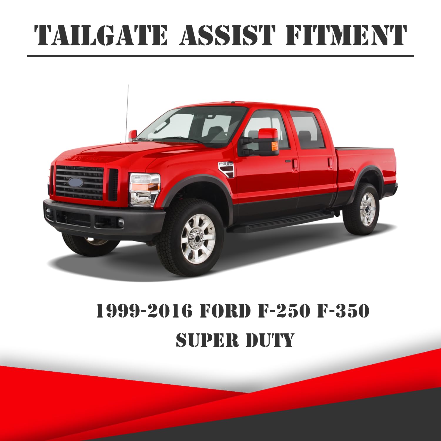 Truck Tailgate Assist Accessories Compatible with 1999-2016 Ford F-250 F-350 Super Duty Tailgate Damping Strut Accessories
