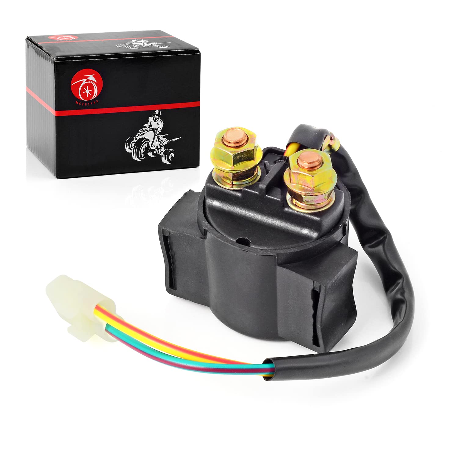 MOTO1988 Solenoid Starter Relay for Honda 450ES 450S 350ES 350S Rancher Foreman 350 420 400 450 500 Rincon 680