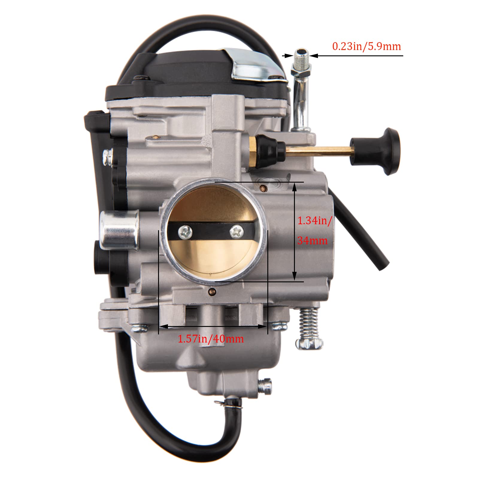 Yfm250 Carburetor Replace # 4Xe-14140-13-00 Fits For 1999 2000 2001 2002 2003 2004 Yamaha Bear Tracker 250 Yfm250X Yfm250Xh Yfm2