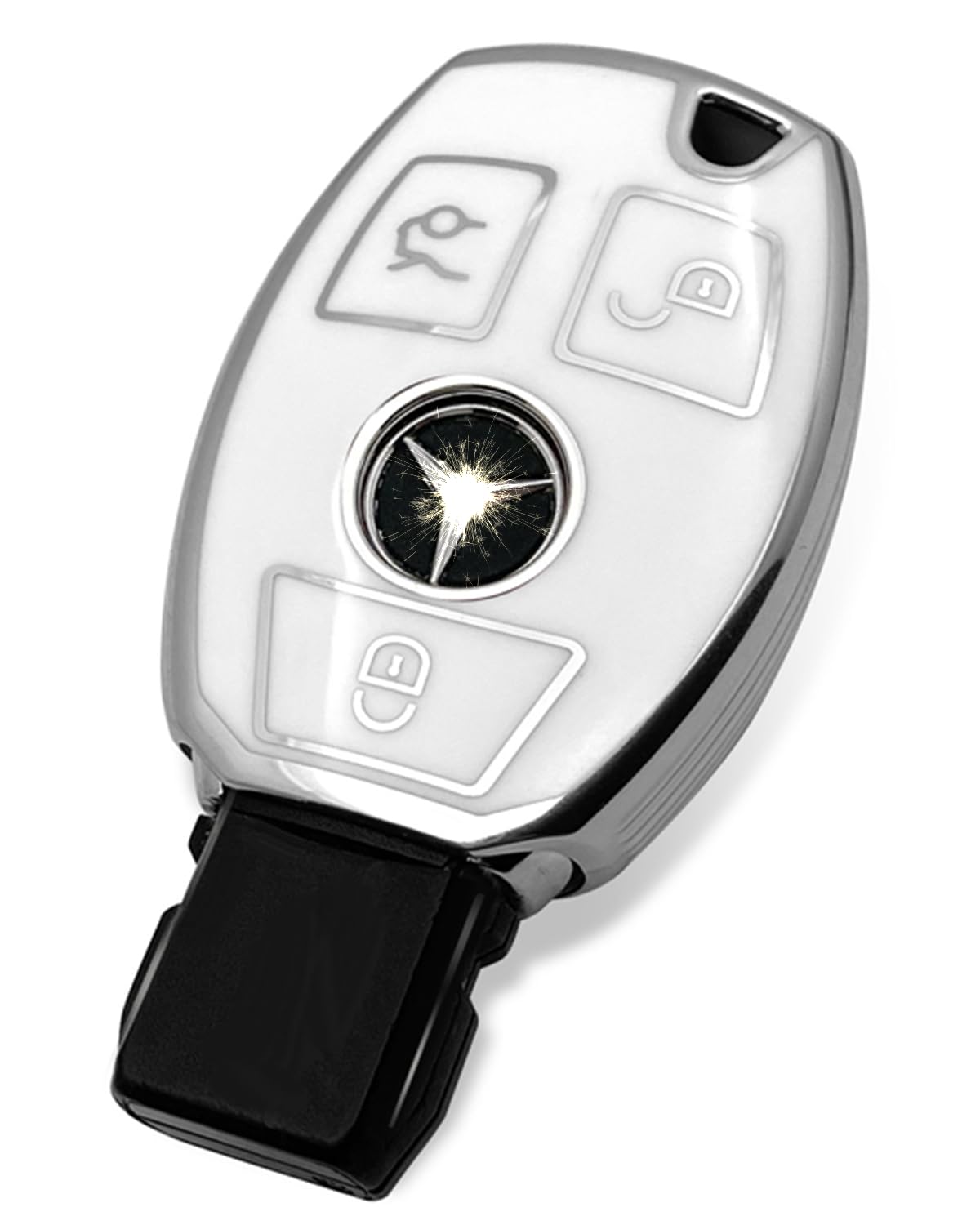 Haoyoumei Advanced Soft Tpu Key Cover Suitable For Mercedes Benz Cls Clk Amg Clk Glc Glk Gle Gls Ml Sl Slk A C E R S G Smart Rem