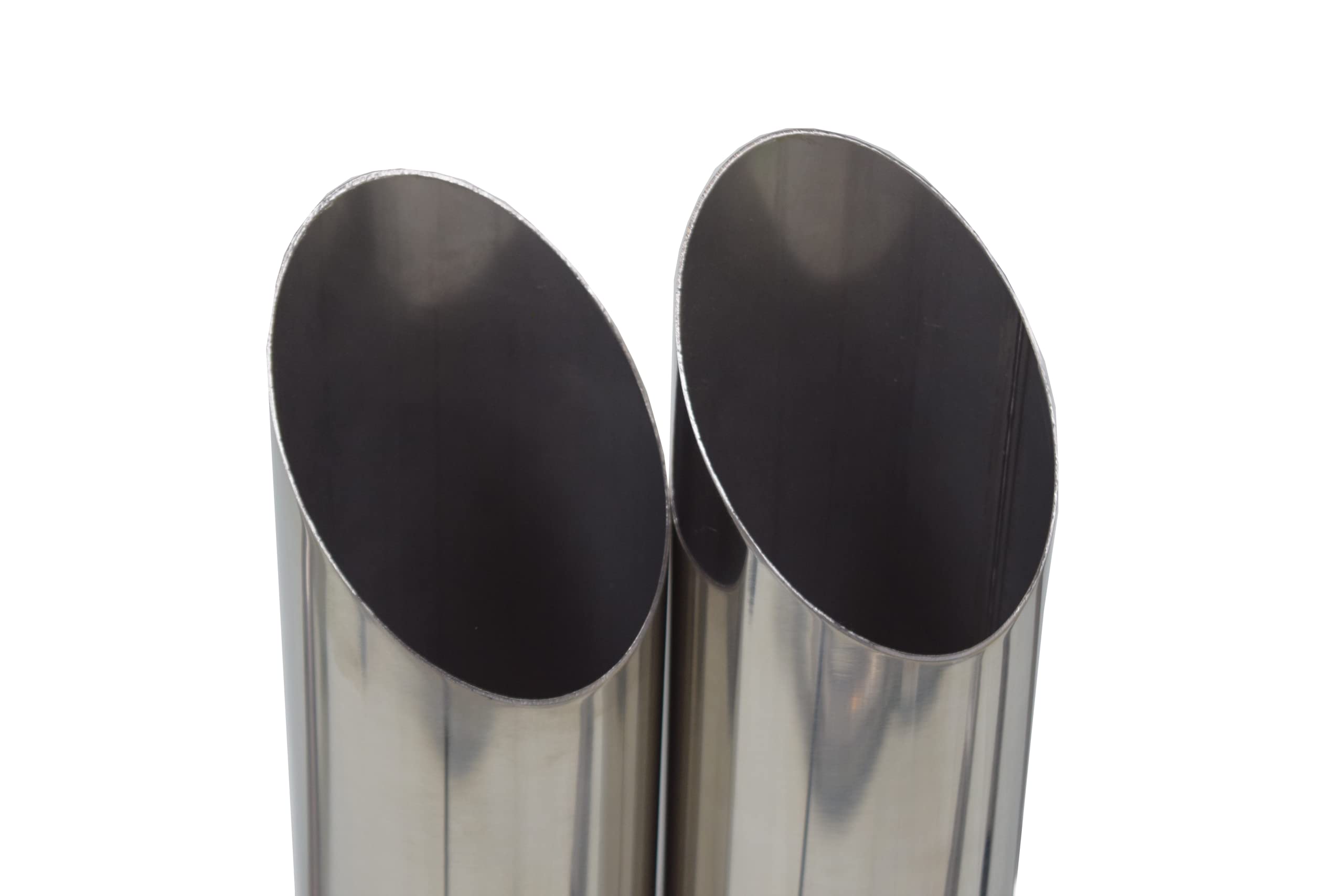 Truck Exhaust Kits 2.5' Dual Exhaust Kit With Flowmaster Flow Fx Muffler Corner Exit With Chrome Tips Fits C10 Fits C15 63-72 Pickup Suv