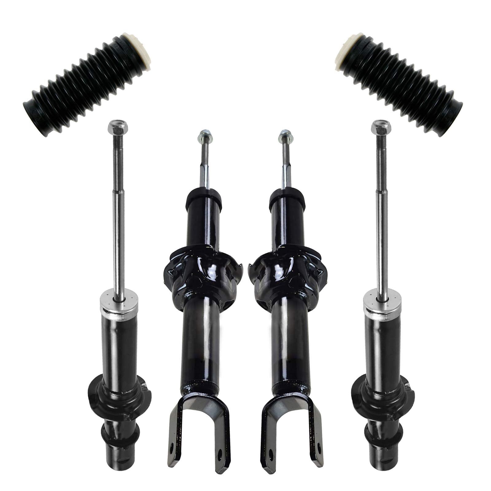 Trq Front And Rear Shock Absorber Set Compatible With 1996-2000 Honda Civic