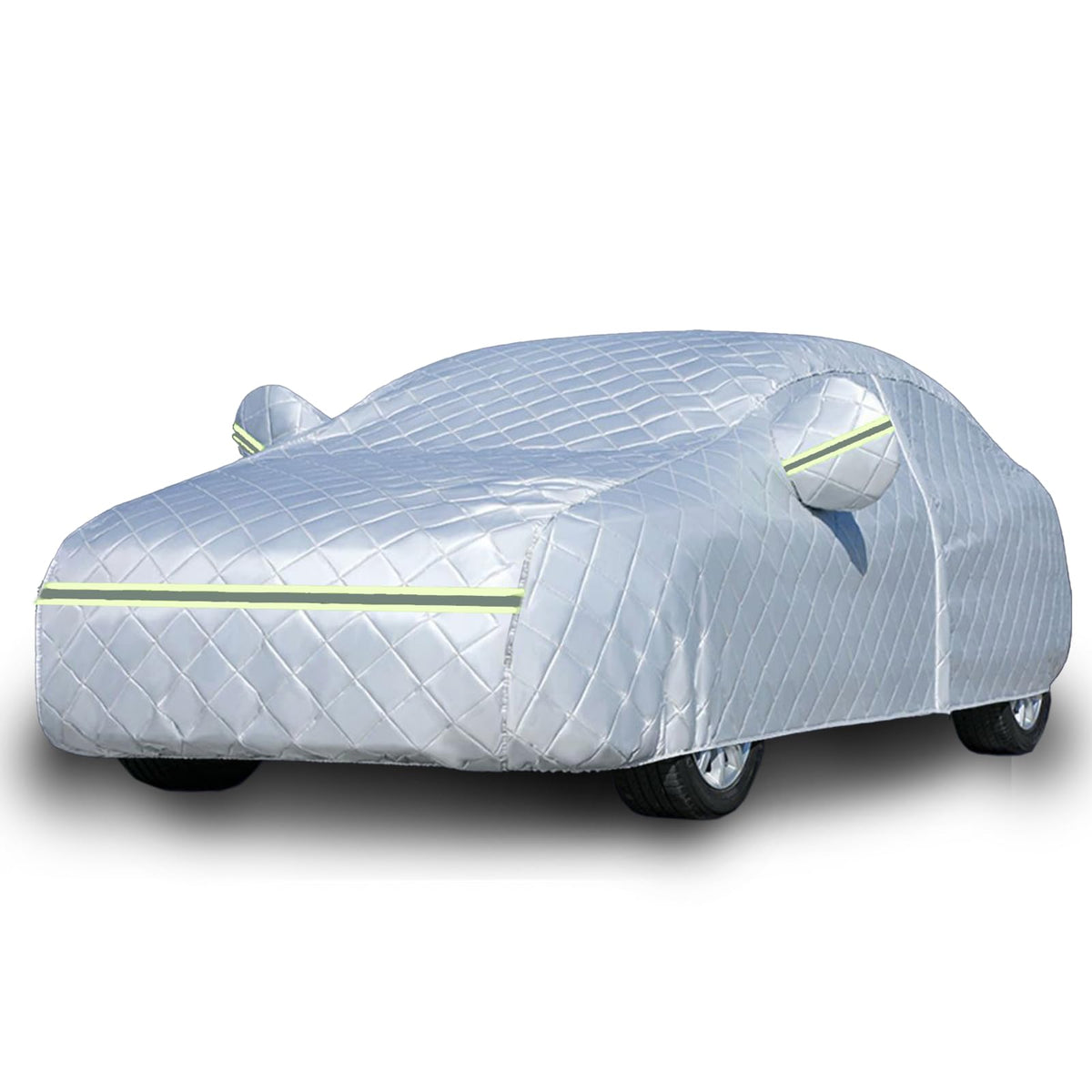 SNKOL 7 Layers Waterproof Heavy Duty Car Covers for Automobiles All Weather Season Anti-Hail UV Protection Snowproof Outdoor 11.