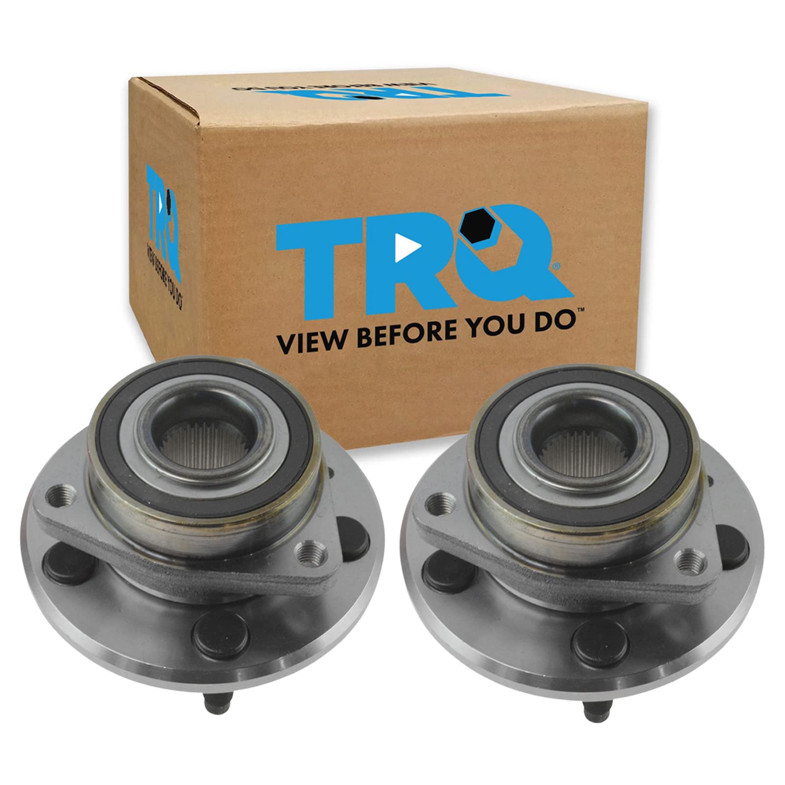 Trq Rear Wheel Hub Bearings Assembly Set Compatible With 2014-2017 Cadillac Cts 2010-2015 Chevrolet Camaro
