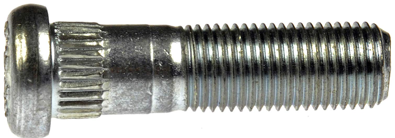 M12-1.25 Serrated Wheel Stud - 12.90Mm Knurl, 45.5Mm Length