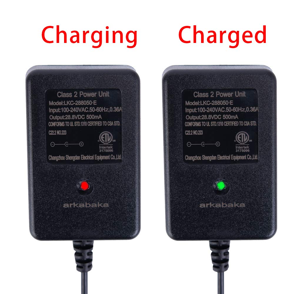 24V Charger For Ride On Toys, 24 Volt Battery Charger For Ride On Car Suv Car Ride-Ons Accessories