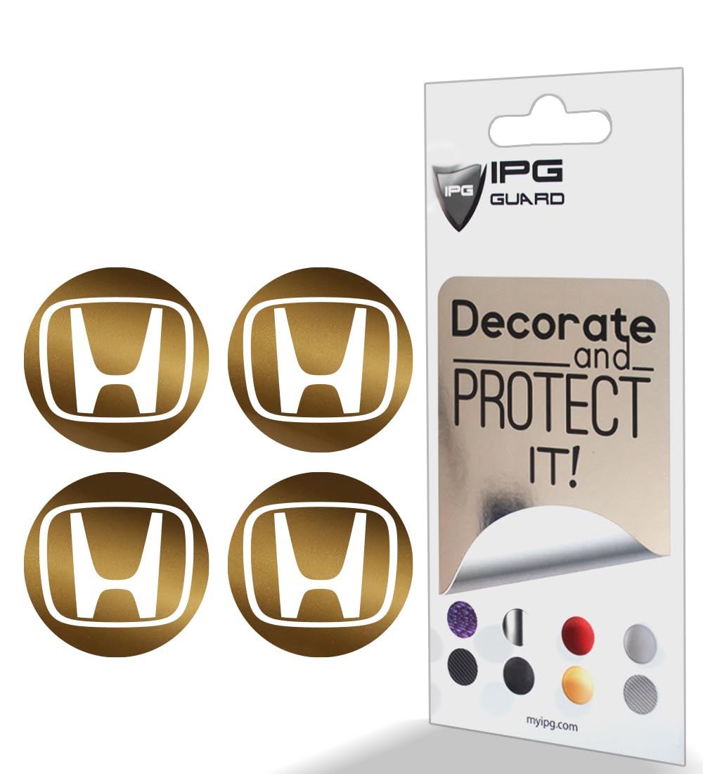 IPG Compatible with Civic Accord CRV VTEC Si Logo Center Cap Overlay Wheel Tire Decals Inner or Outer Stickers (Center Cap:2.25