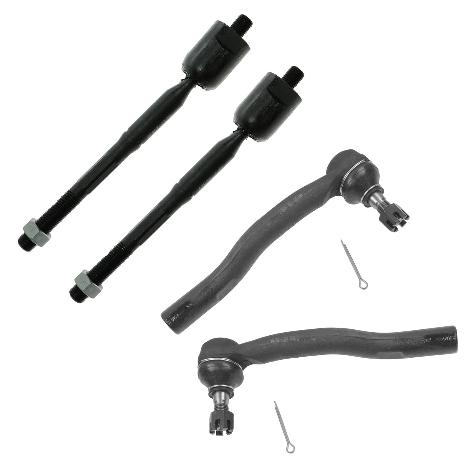 Trq Front Tie Rod Set Compatible With 2002-2003 Lexus Es300 Toyota Camry