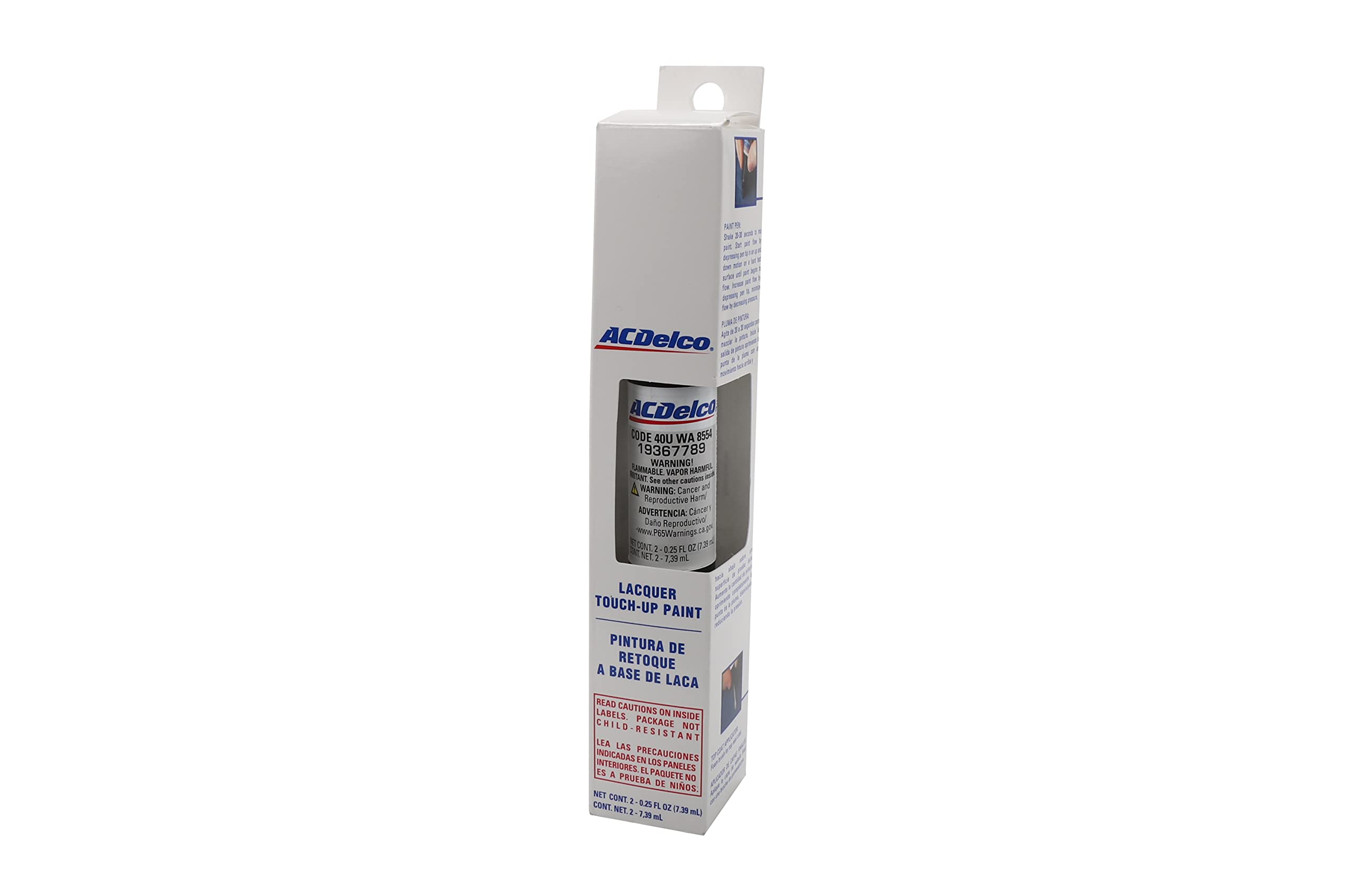 ACDelco GM Original Equipment 19367789 White (WA8554) Four-In-One Touch-Up Paint - .5 oz Pen