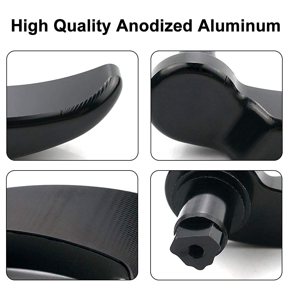 MDPROMCP Black Saddlebag Latch Lever - Saddle Bag Lid Lifters Aluminum Compatible with Harley Davidson 2014-2024 Street Glide Ro