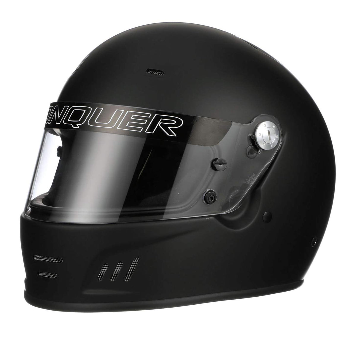 full face black motorcycle helmets snell Conquer Full Face Auto Racing Helmet