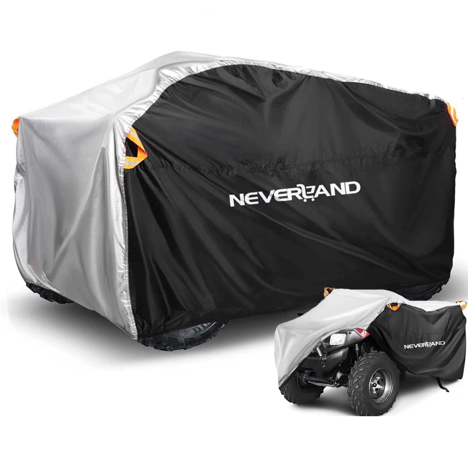 Neverland ATV Cover Waterproof Heavy Duty XL Universal Quad Cover Outdoor Storage Cover 4 Wheeler Rain Cover All Weather for Pol