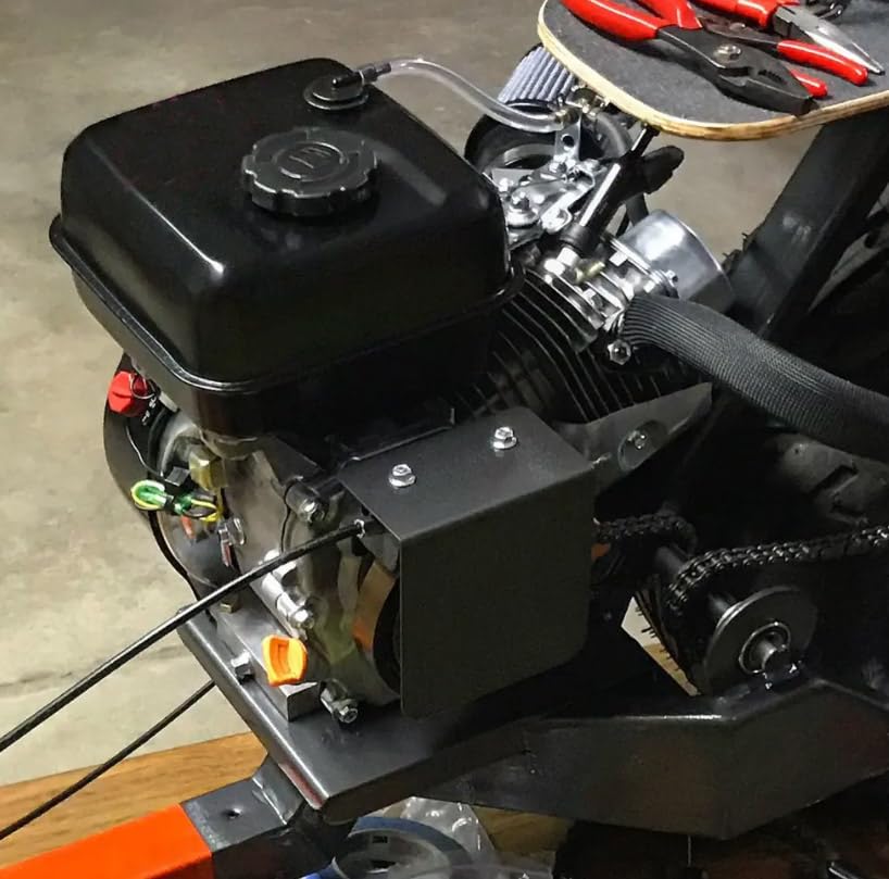 Qaskehkt 4'' Clutch Brake Band Mounting Bracket For Predator Briggs Clinton Tecumseh Minibike And Go Kart For Gx160, Gx200, Gx39