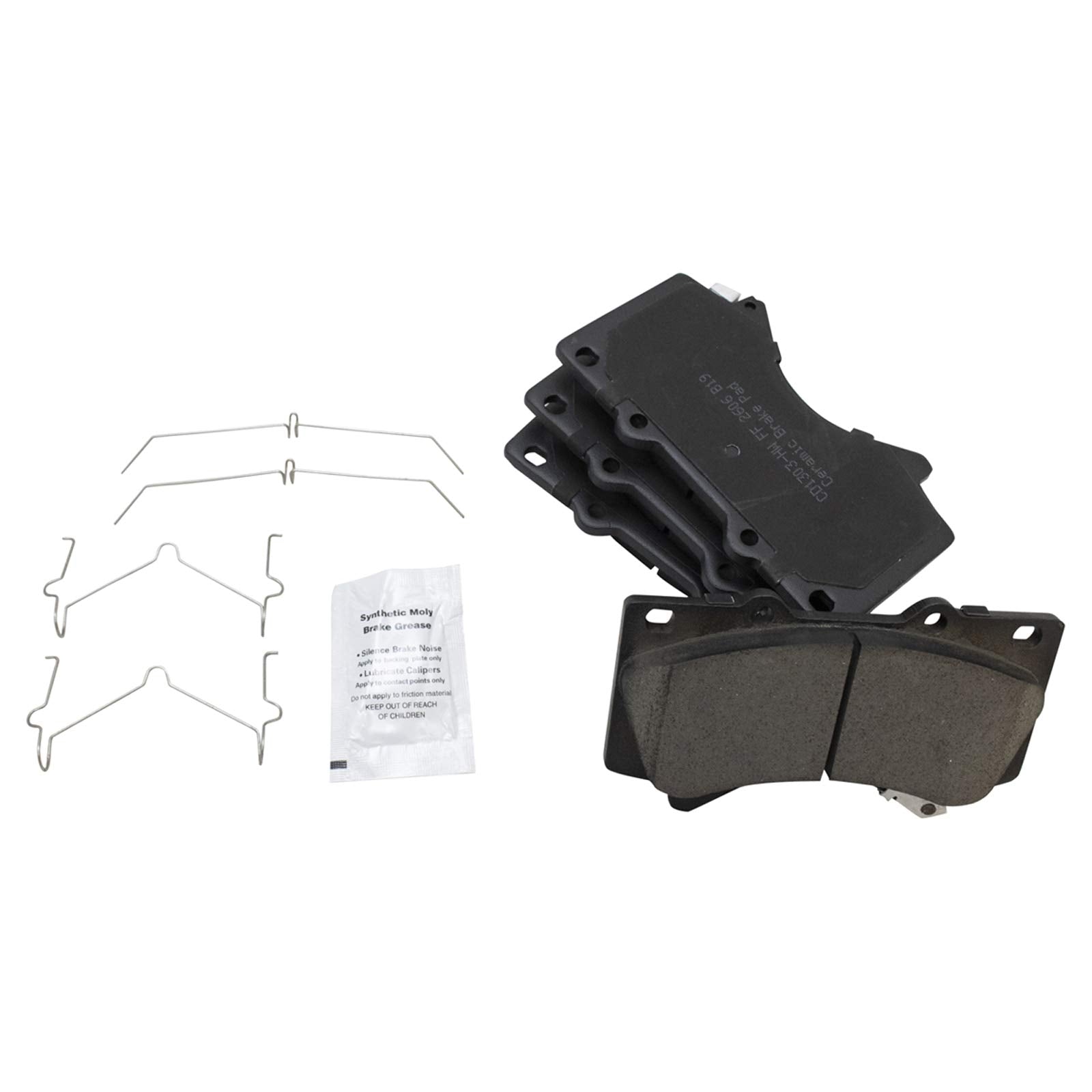 Trq Front Brake Pad & Rotor Kit Brake Pads Brake Rotor Ceramic Compatible With 2016-2021 Lexus Lx570 Toyota Land Cruiser 2008-20