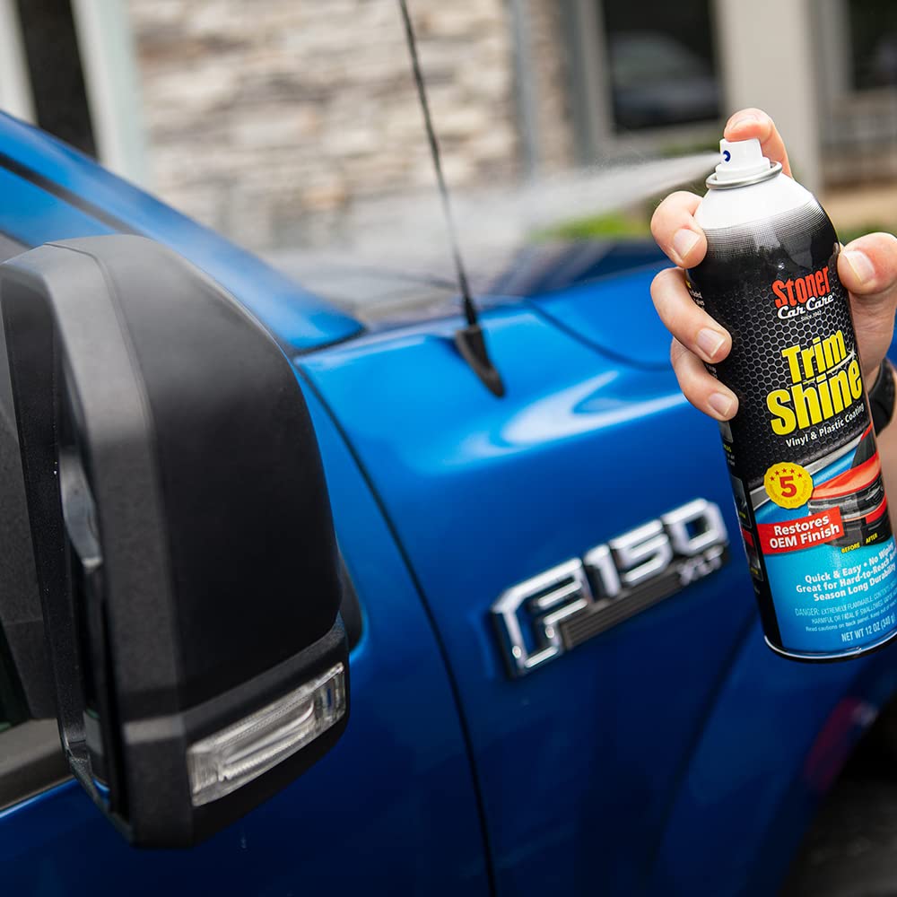 Stoner Car Care 99076 Auto Care 5-Piece Kit For Automotive Detailing With Invisible Glass Premium Glass Cleaner, Trim Shine Prot